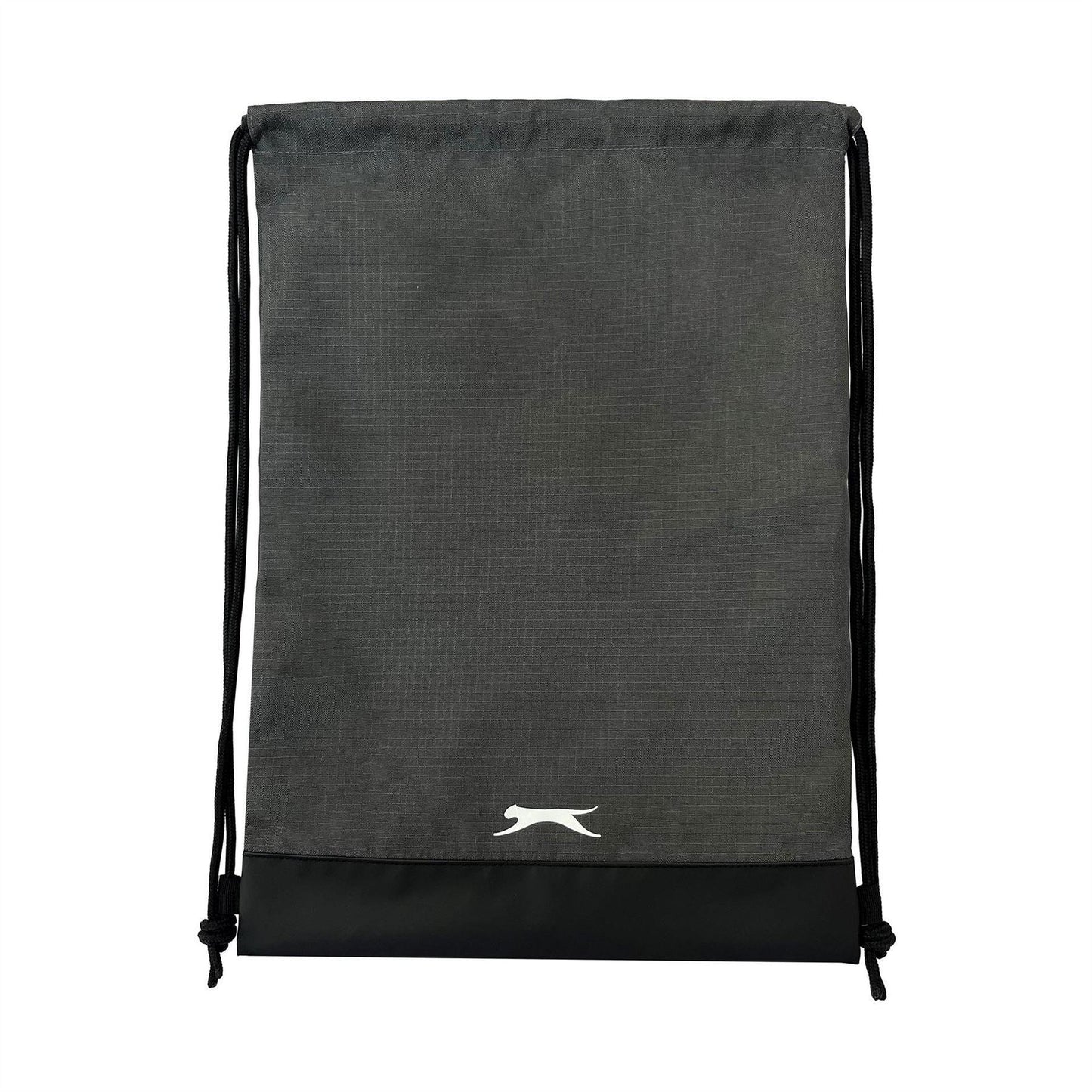 Grey - Front - Slazenger Drawstring Bag