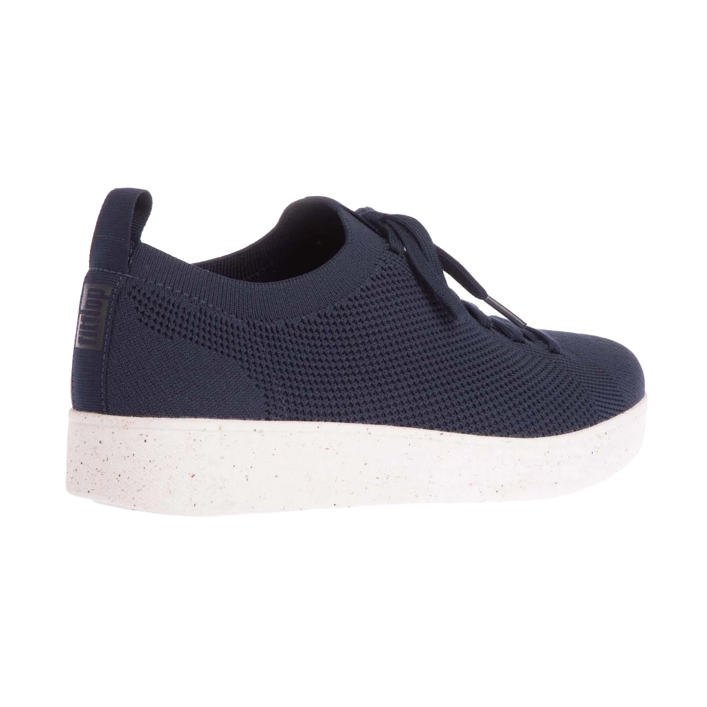 Navy - Back - FitFlop Womens-Ladies Rally E01 Multi-Knit Trainers