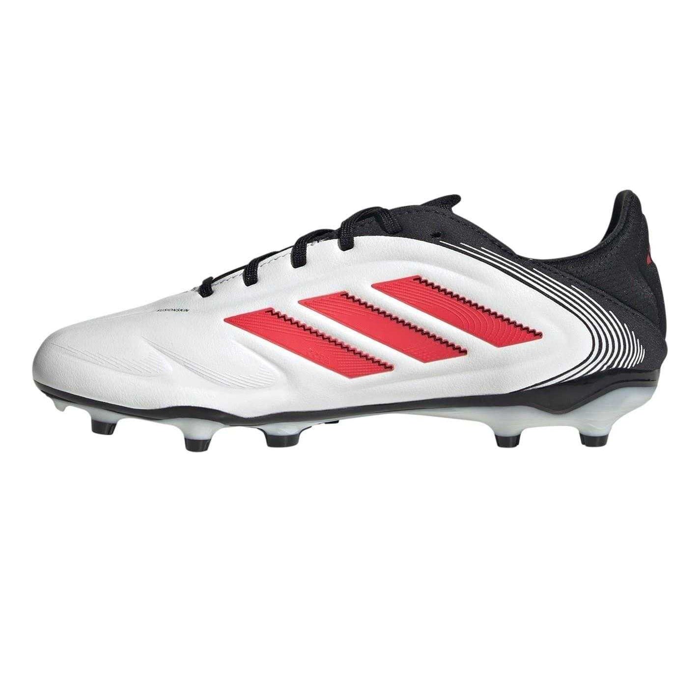 White-Red-Black - Side - Adidas Mens Elite Football Boots