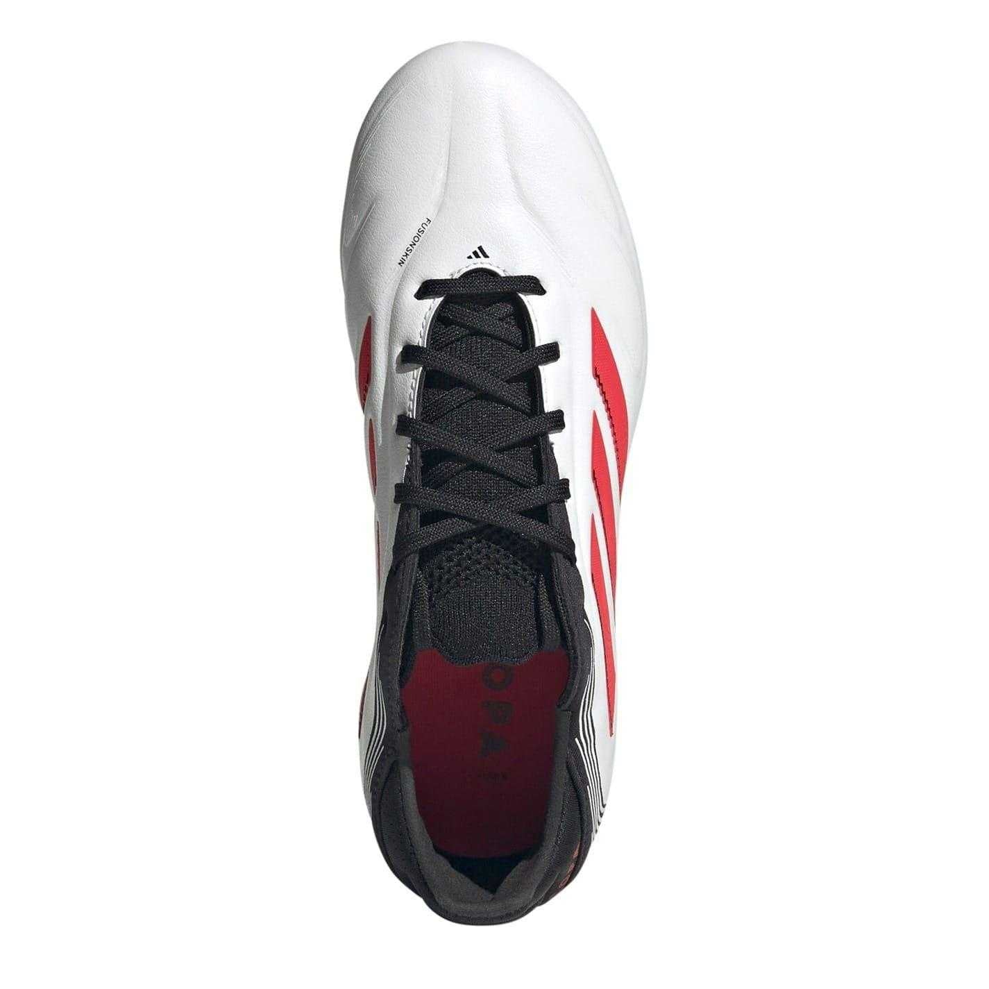 White-Red-Black - Lifestyle - Adidas Mens Elite Football Boots