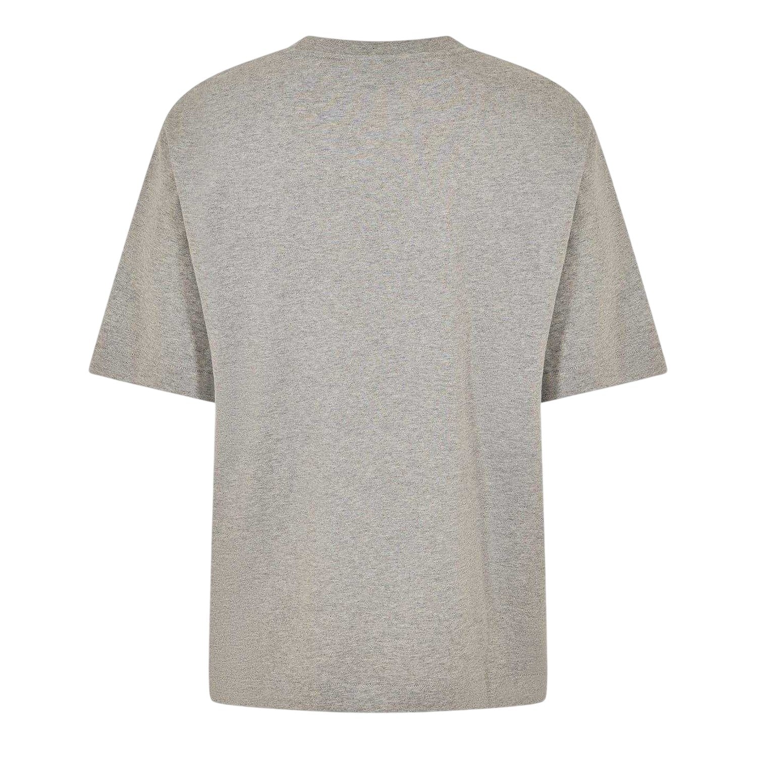 Grey-Black - Back - Off White Unisex Adult Cotton T-Shirt
