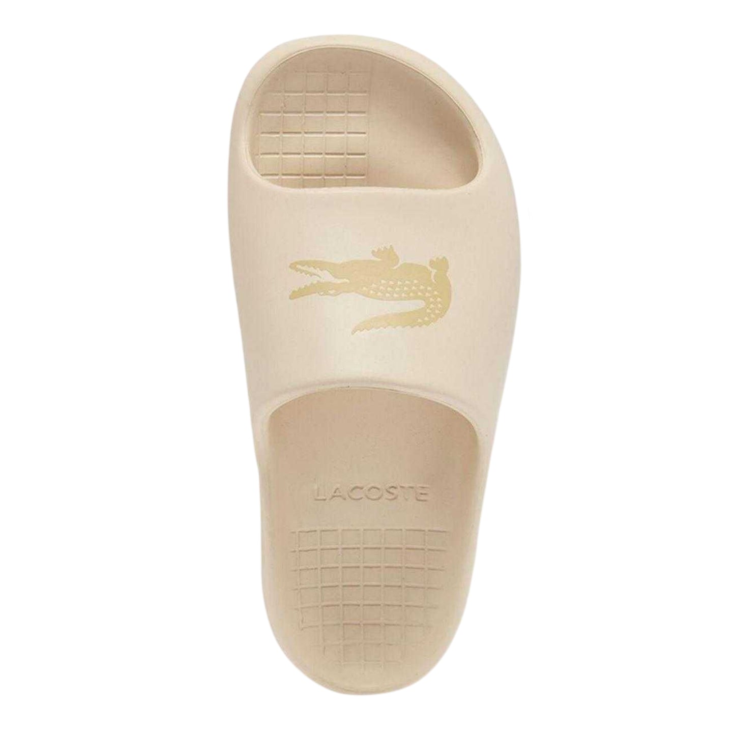 Beige - Lifestyle - Lacoste Womens-Ladies Serve Chunky Sliders