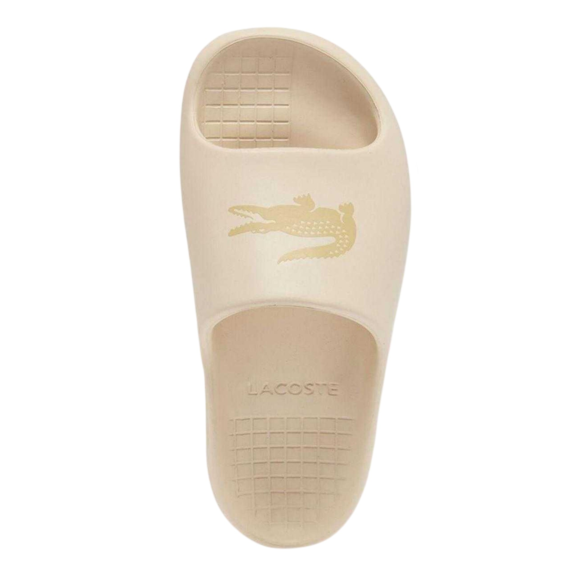 Beige - Lifestyle - Lacoste Womens-Ladies Serve Chunky Sliders