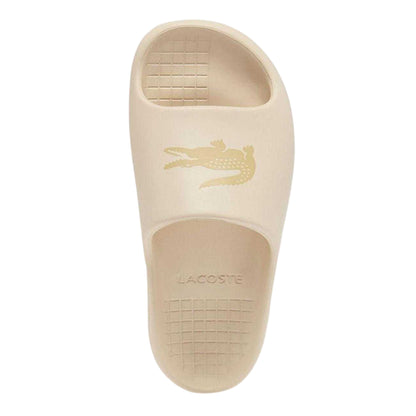 Beige - Lifestyle - Lacoste Womens-Ladies Serve Chunky Sliders