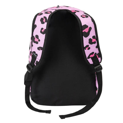 Pink - Back - Hot Tuna Leopard Print Backpack
