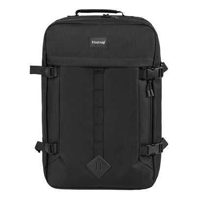 Black - Front - Firetrap Travel Backpack