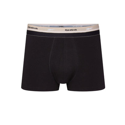 Black - Lifestyle - Reebok Mens Cotton Blend Boxer Shorts (Pack of 3)