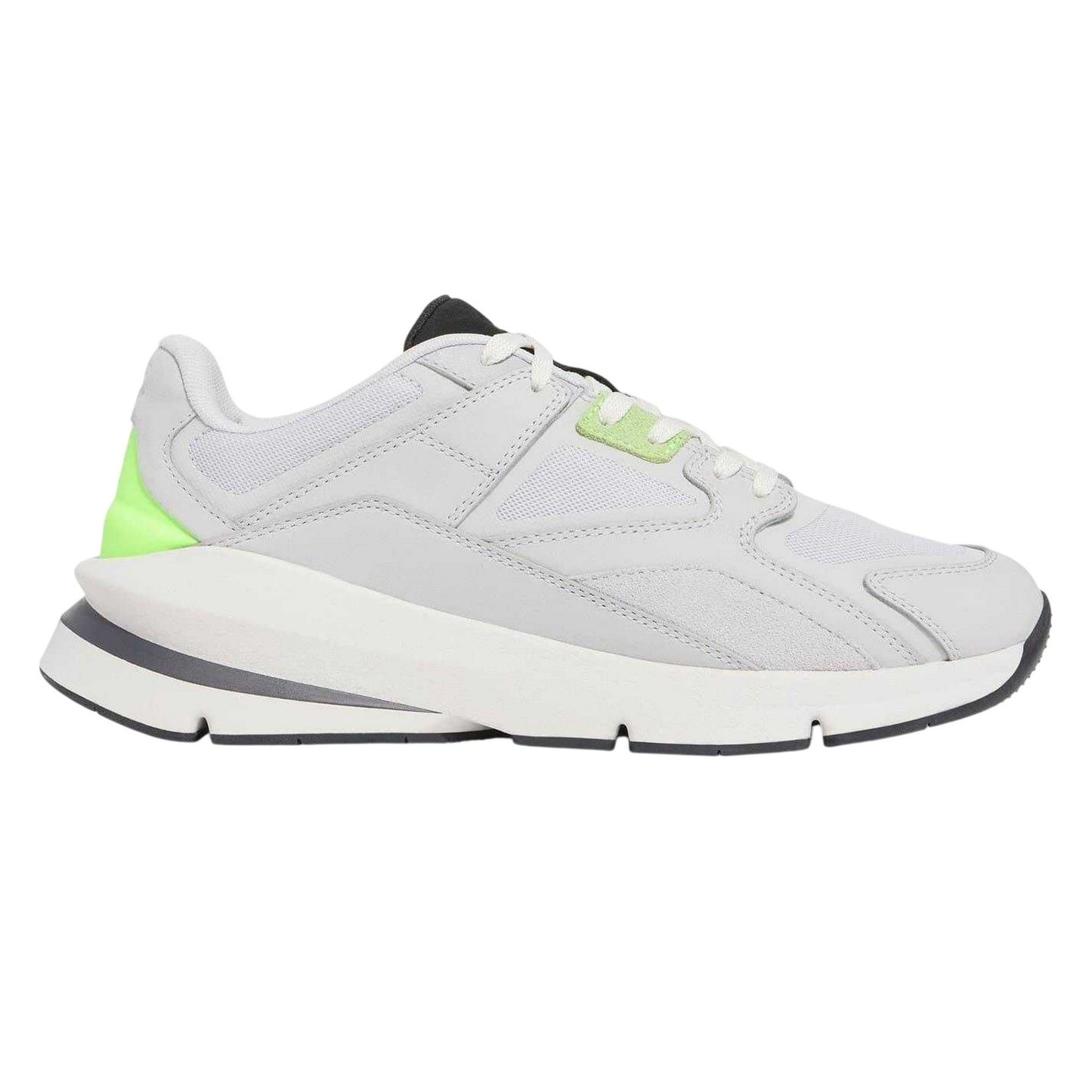 Grey - Front - Under Armour Unisex Adult Forge 96 Chunky Sole Trainers