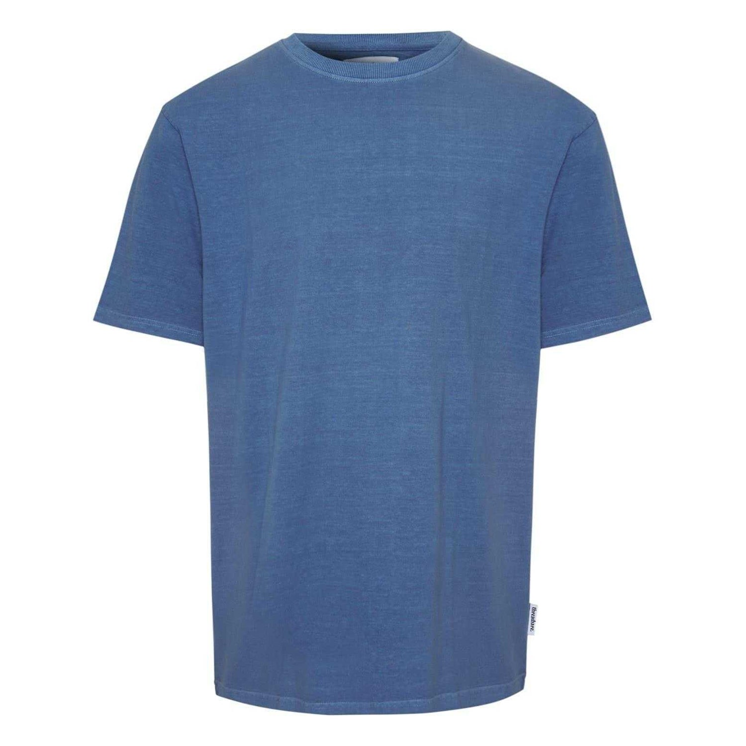 Denim - Front - Threadbare Mens Amber Knitted Regular T-Shirt