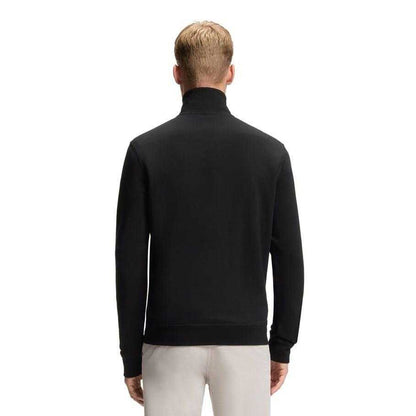 Black - Back - Boss Mens Zetrust Fleece Sweatshirt