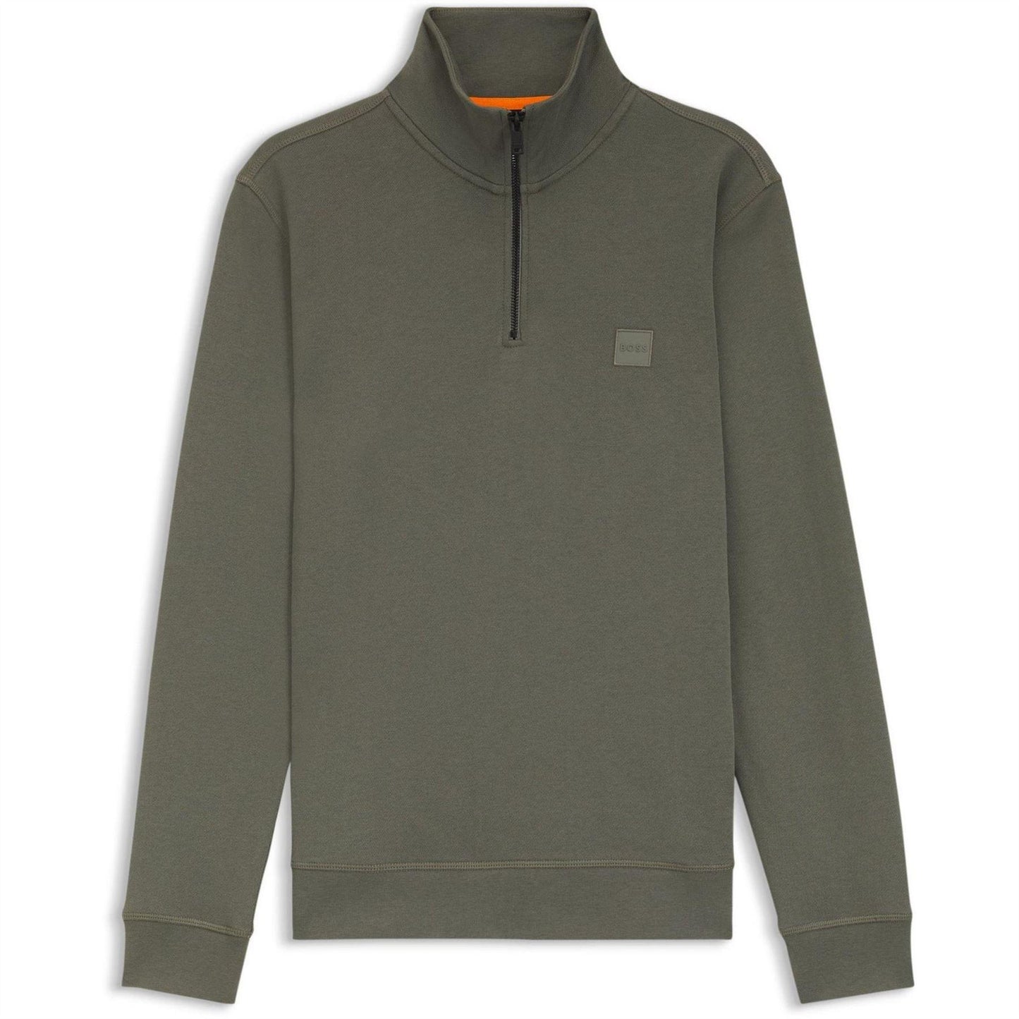 Grey - Front - Boss Mens Zetrust Fleece Sweatshirt
