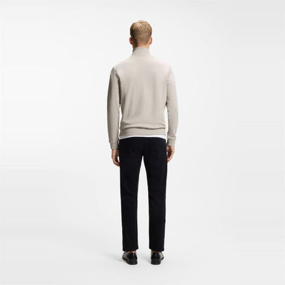Light Grey - Side - Boss Mens Zetrust Fleece Sweatshirt