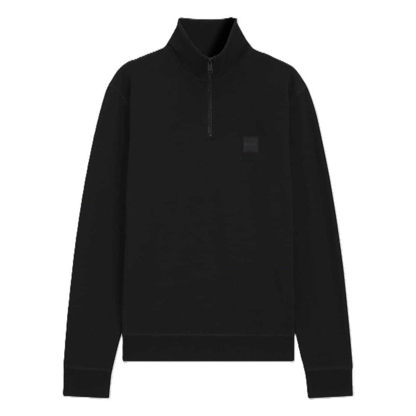 Black - Front - Boss Mens Zetrust Fleece Sweatshirt