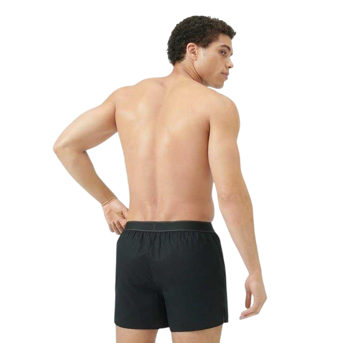 Black - Back - Adidas Mens Active Boxer Shorts (Pack of 2)
