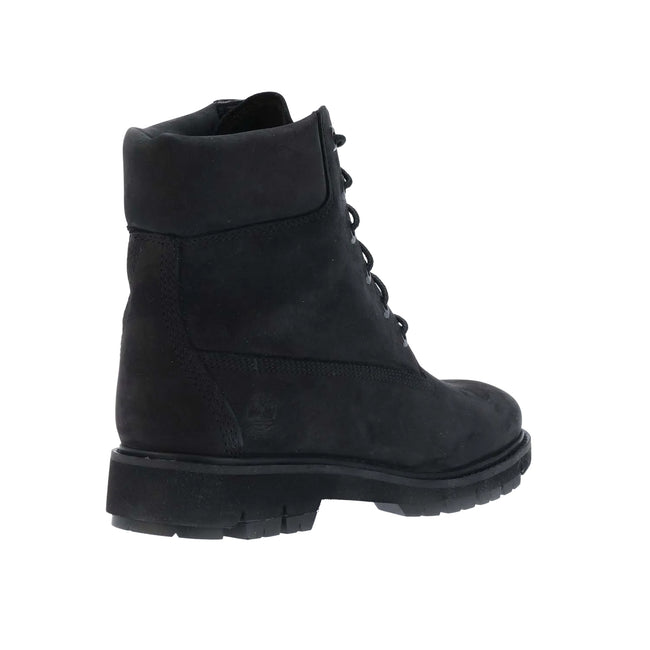 Black - Back - Timberland Womens-Ladies Lucia Way Lace Leather Waterproof Boots