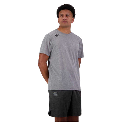 Static Marl - Side - Canterbury Unisex Adult Tempo Logo T-Shirt