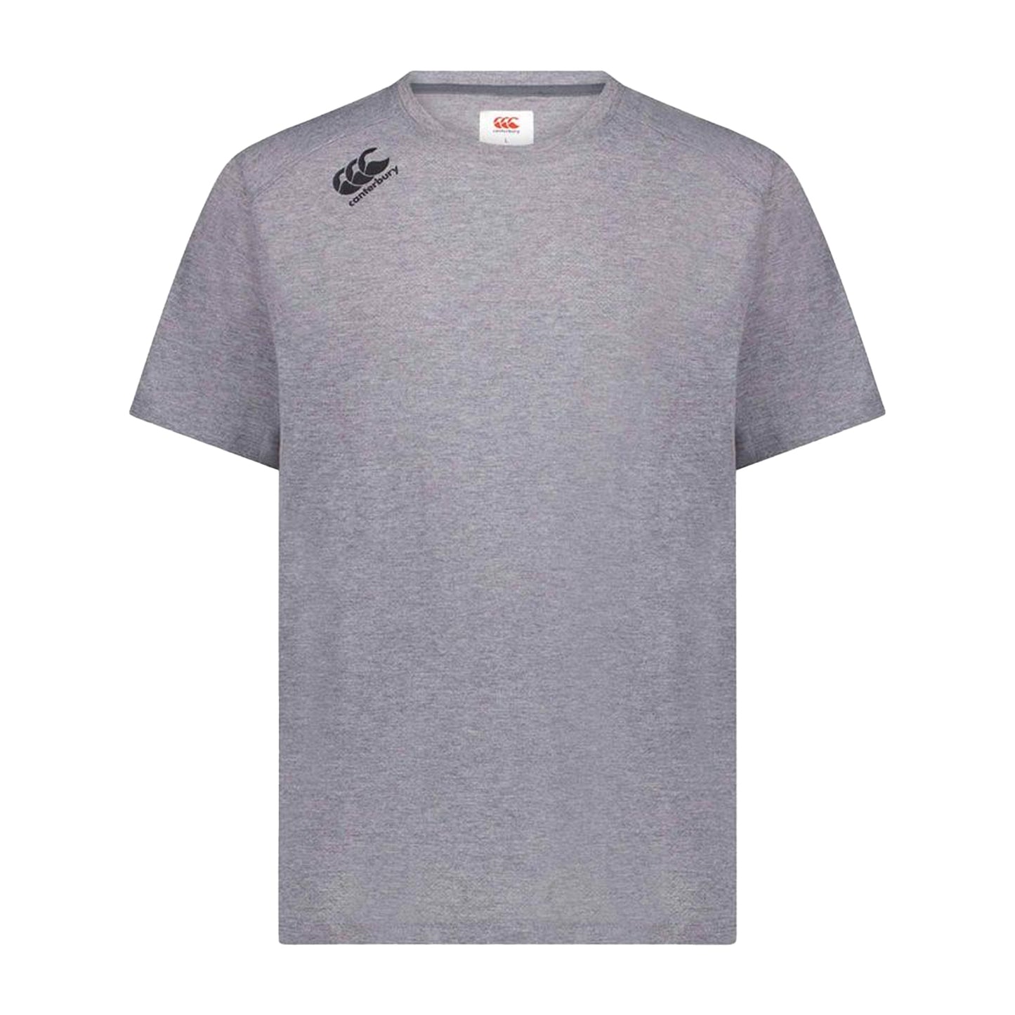 Static Marl - Front - Canterbury Unisex Adult Tempo Logo T-Shirt