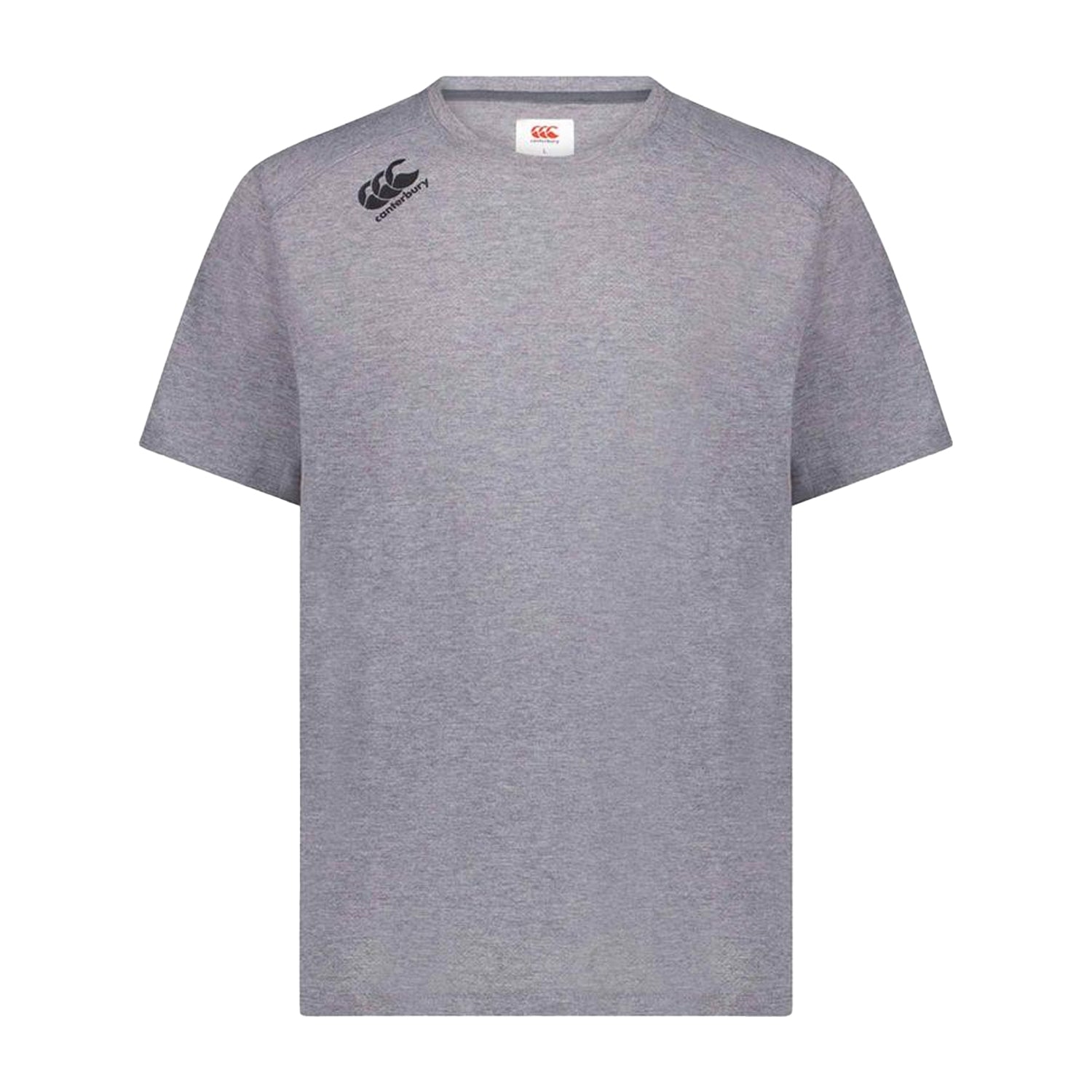Static Marl - Front - Canterbury Unisex Adult Tempo Logo T-Shirt