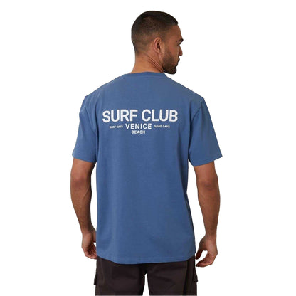 Denim Blue - Back - Threadbare Mens Watson Regular T-Shirt