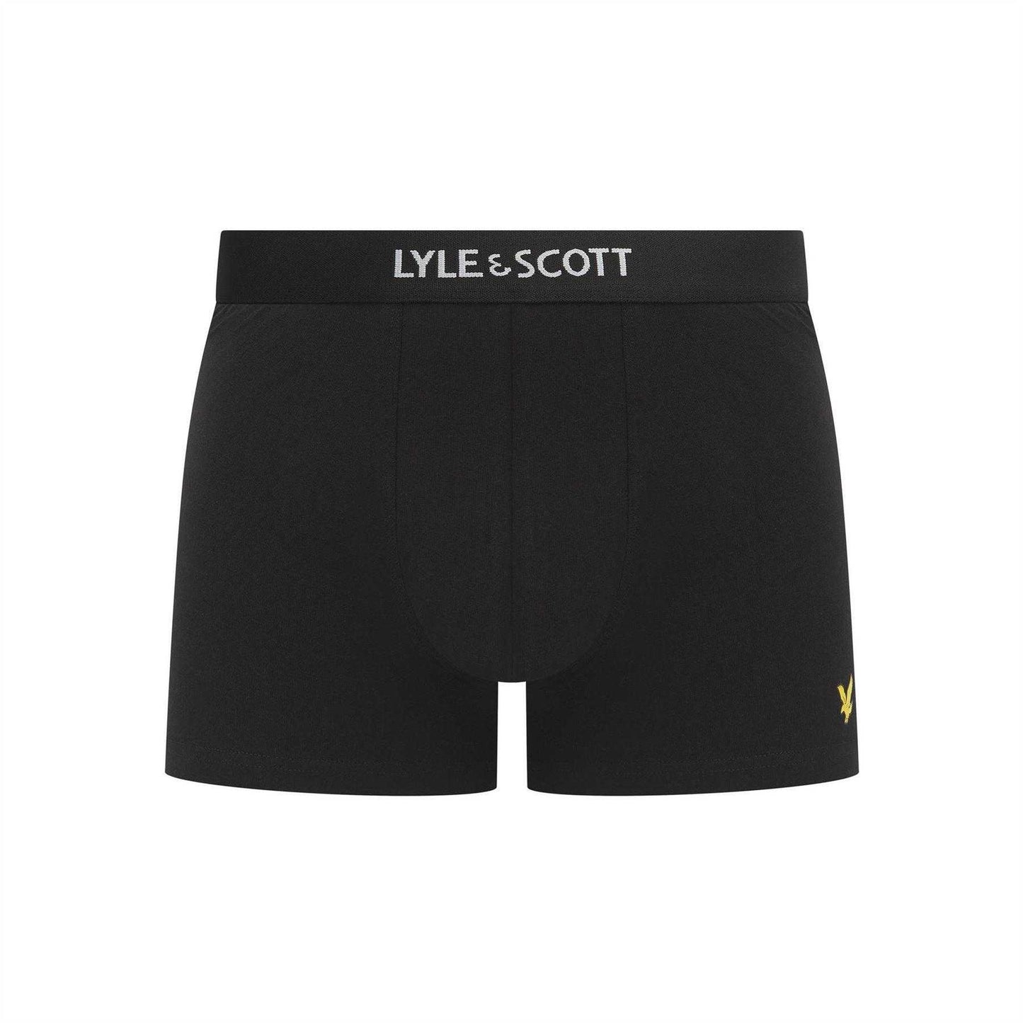Multicoloured - Lifestyle - Lyle & Scott Mens Henrick Cotton Blend Boxer Shorts (Pack of 5)