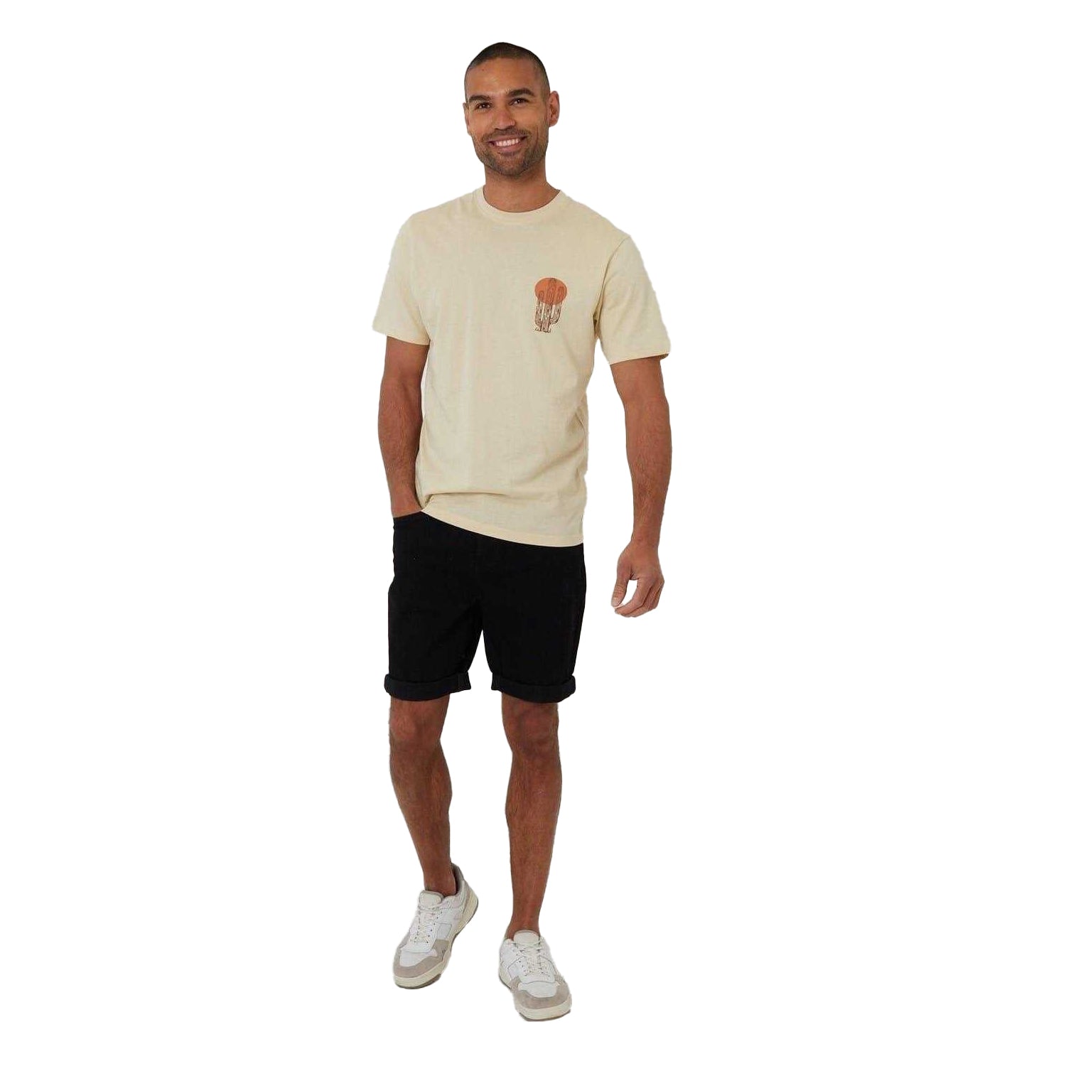 Light Stone - Lifestyle - Threadbare Mens Cactus Regular T-Shirt