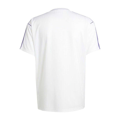 White - Back - Adidas Mens Icon Real Madrid CF T-Shirt