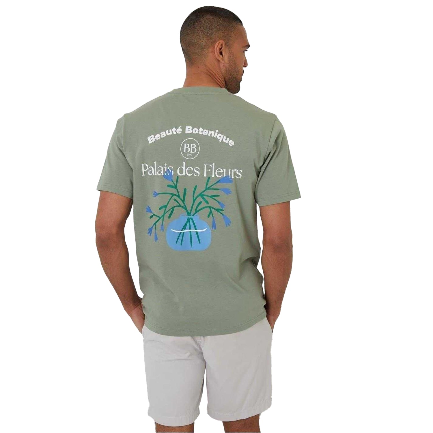 Sage - Back - Threadbare Mens Rune Regular T-Shirt