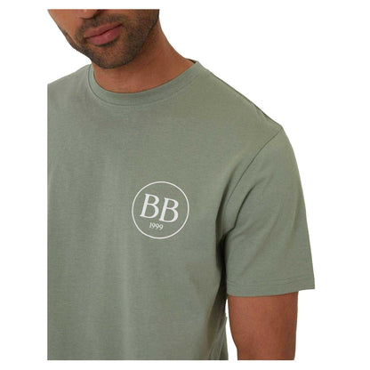 Sage - Side - Threadbare Mens Rune Regular T-Shirt
