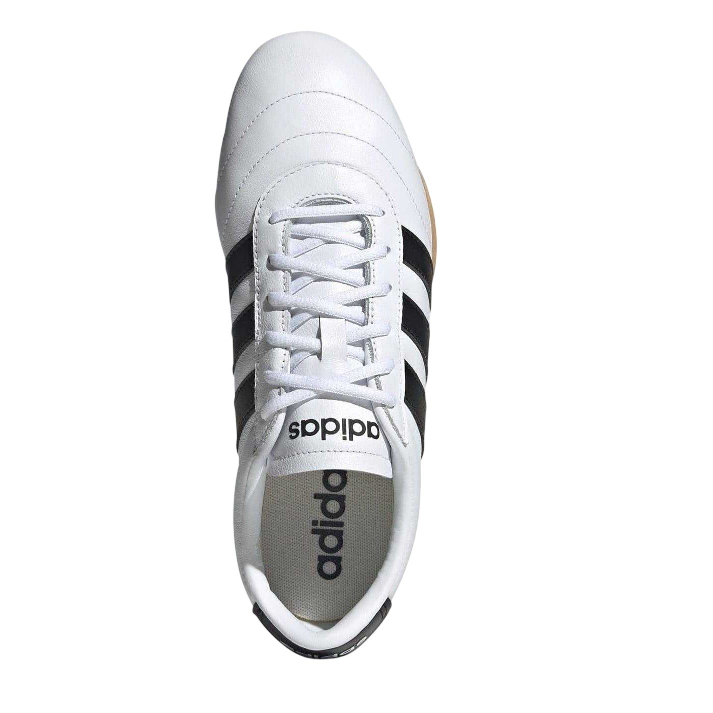 White-Black-Gum - Lifestyle - Adidas Womens-Ladies Grand Court Lo Leather Court Shoes