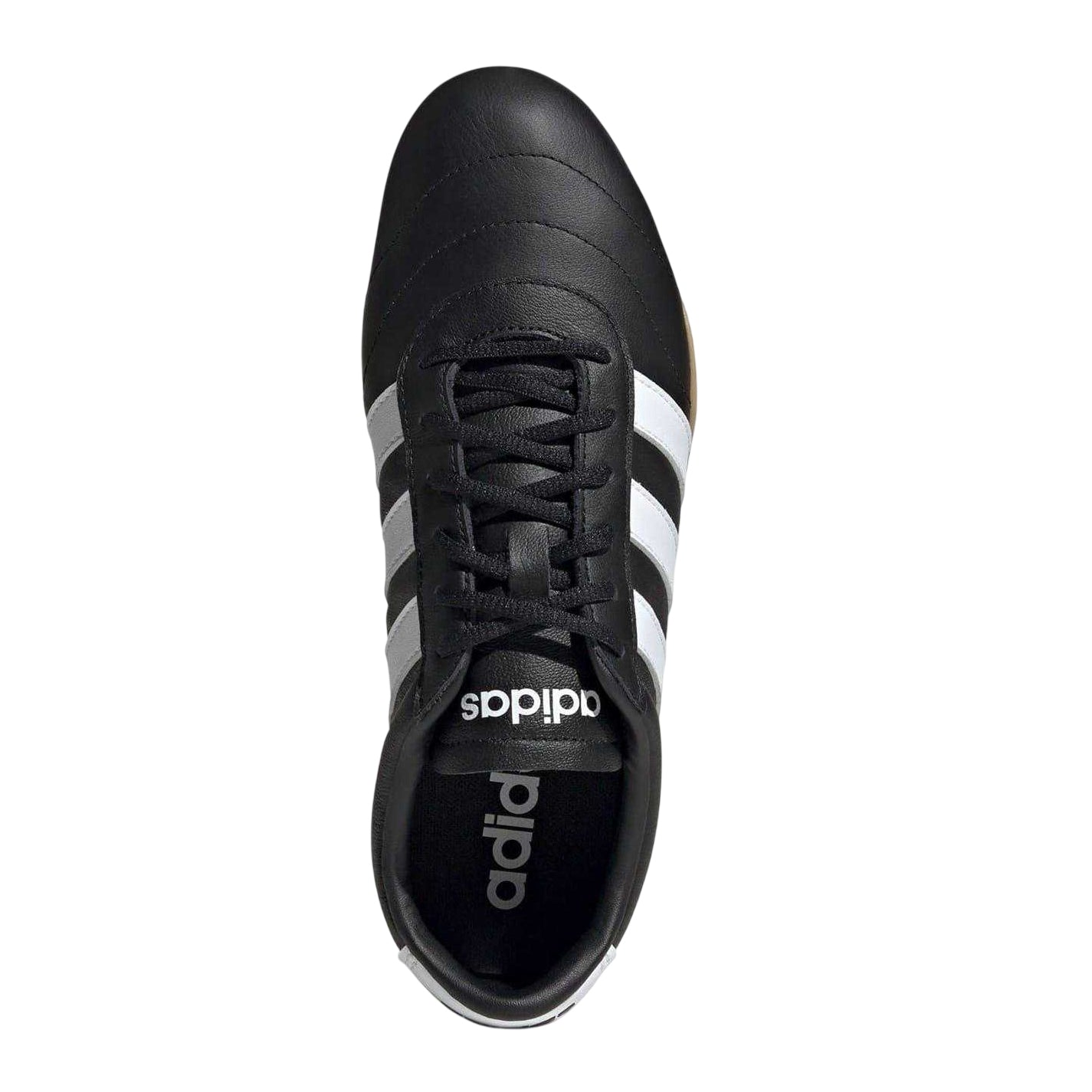 Black-White-Gum - Lifestyle - Adidas Womens-Ladies Grand Court Lo Leather Court Shoes