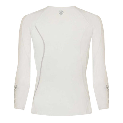 White - Back - Skins Mens Compression Workout Base Layer Top
