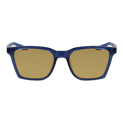 Navy-Brown-Gold - Side - Nike Unisex Adult Bout Square Frame Sunglasses