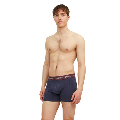 Multicoloured - Pack Shot - Jack And Jones Mens James Boxer Shorts (Pack of 3)