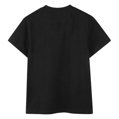 Black - Back - Hugo Childrens-Kids Logo T-Shirt