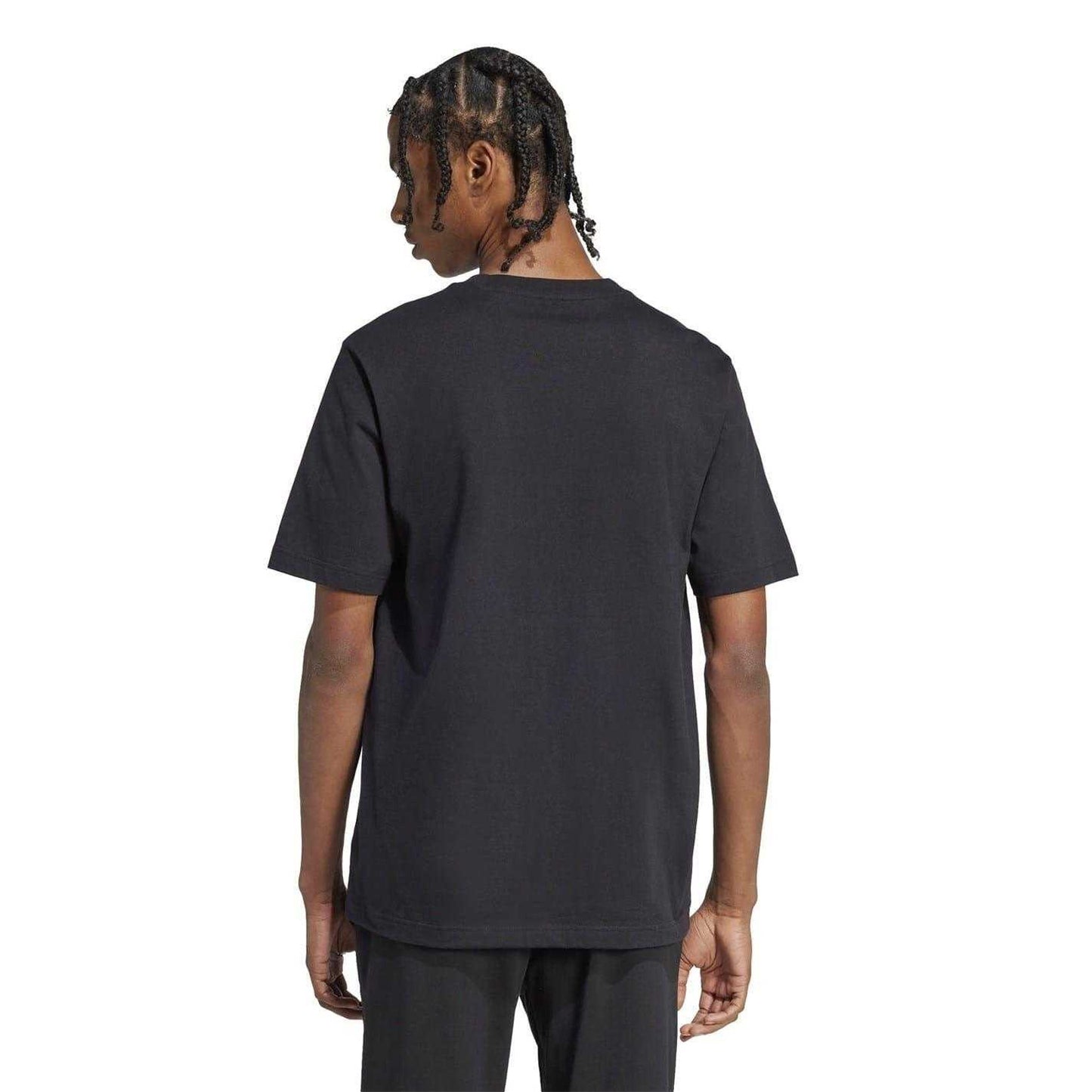 Black - Back - Adidas Mens Slider Pocket Lounge T-Shirt