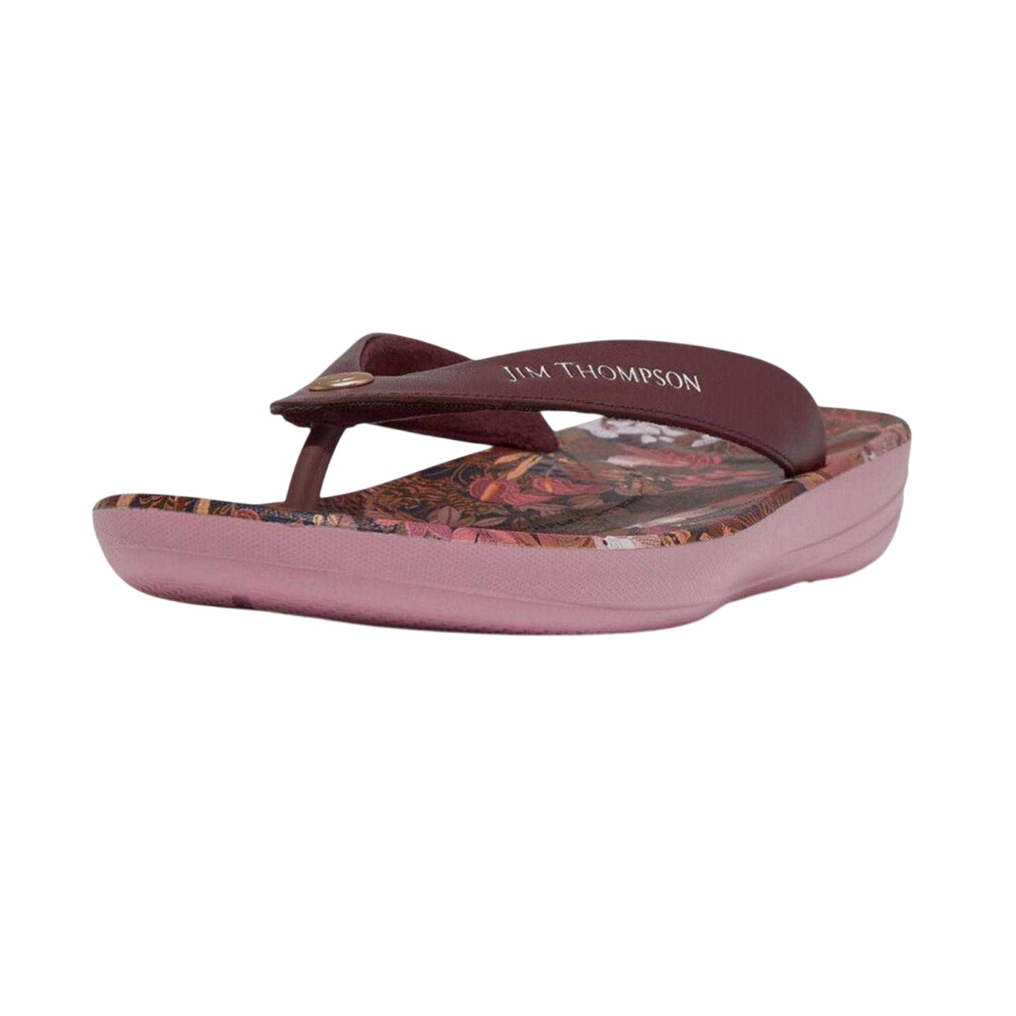 Brown - Lifestyle - FitFlop Womens-Ladies Jim Thompson Leather Platform Flip Flops