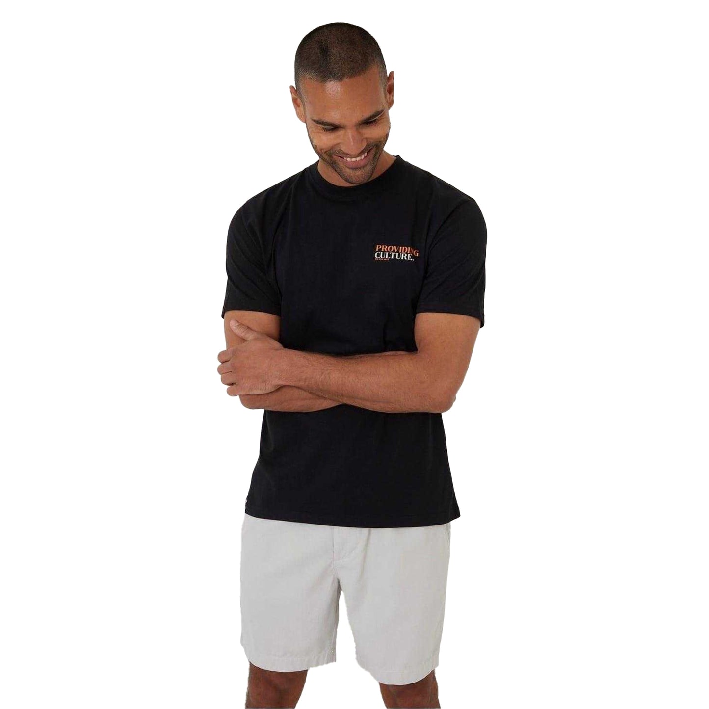 Black - Front - Threadbare Unisex Adult Walt Regular T-Shirt