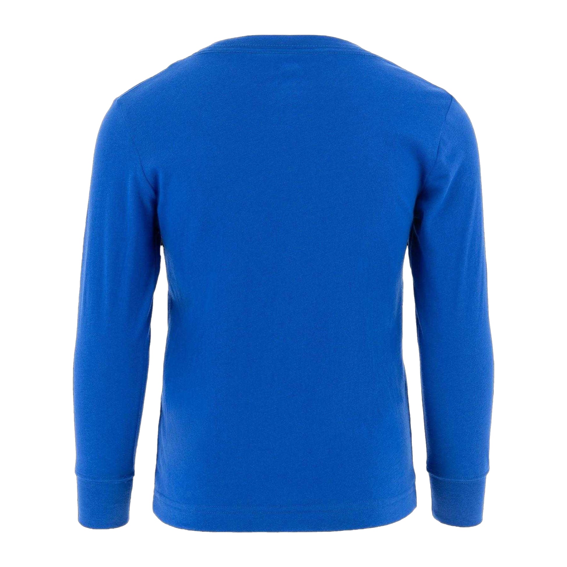 Game Royal - Back - Nike Childrens-Kids Futura Oversized Logo Long-Sleeved T-Shirt