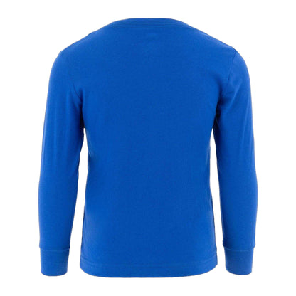 Game Royal - Back - Nike Childrens-Kids Futura Oversized Logo Long-Sleeved T-Shirt