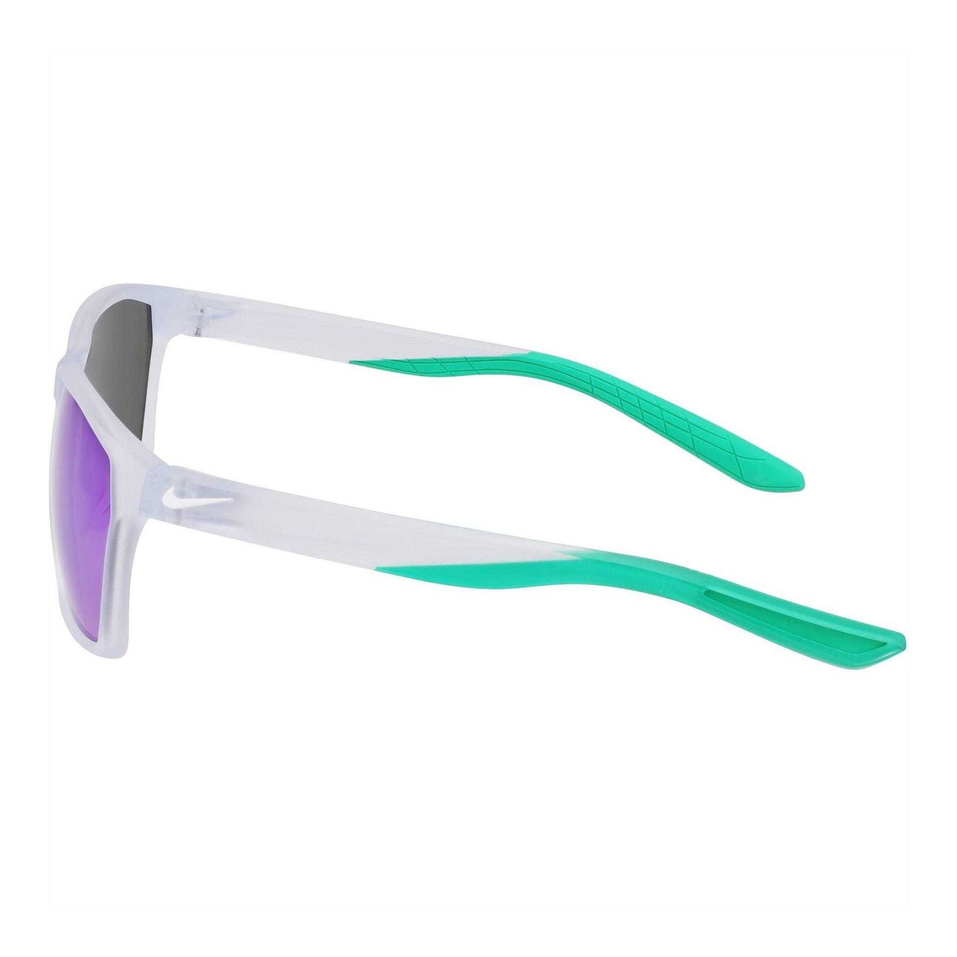 Platinum-Green - Side - Nike Mens Maverick Square Sunglasses