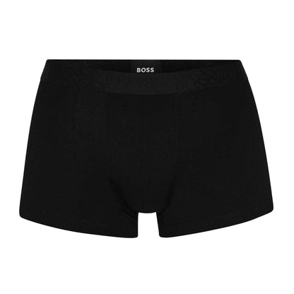 Multicoloured - Side - Boss Mens Monogram Elasticated Boxer Shorts (Pack of 3)