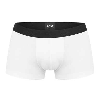 Black-White-Grey - Lifestyle - Boss Mens Monogram Cotton Blend Snug Fit Boxer Shorts (Pack of 3)