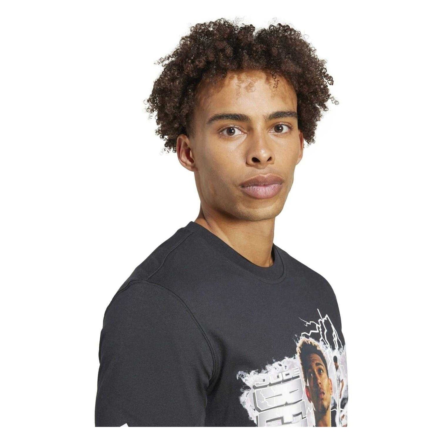 Black - Side - Adidas Mens Jude Bellingham Tour T-Shirt