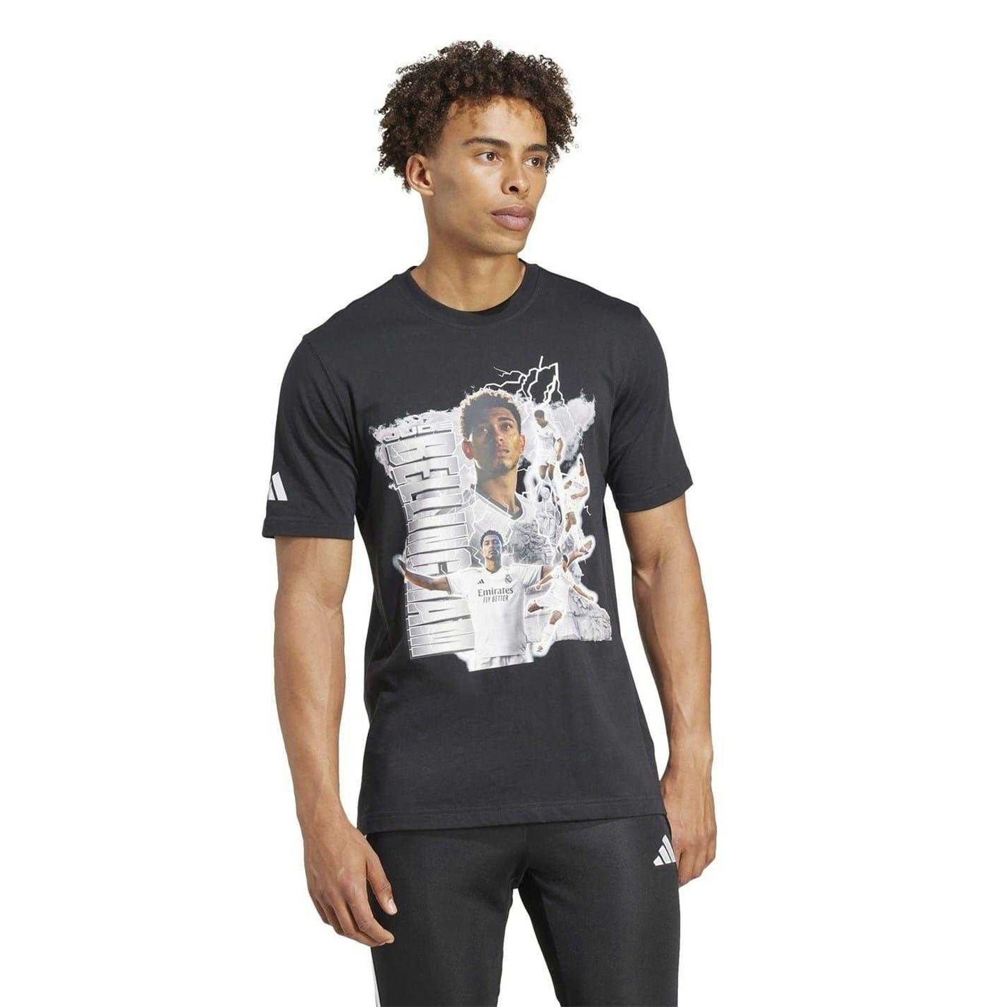 Black - Lifestyle - Adidas Mens Jude Bellingham Tour T-Shirt