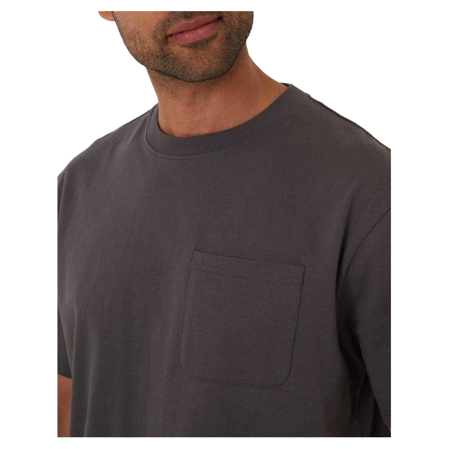Slate - Side - Threadbare Mens Ambrosia Regular T-Shirt