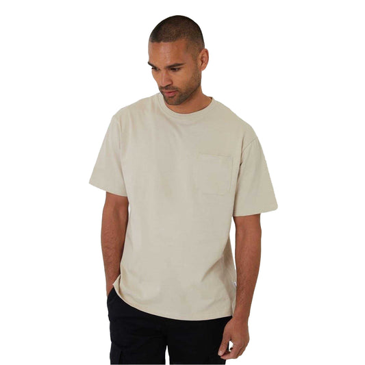 Stone - Front - Threadbare Mens Ambrosia Regular T-Shirt