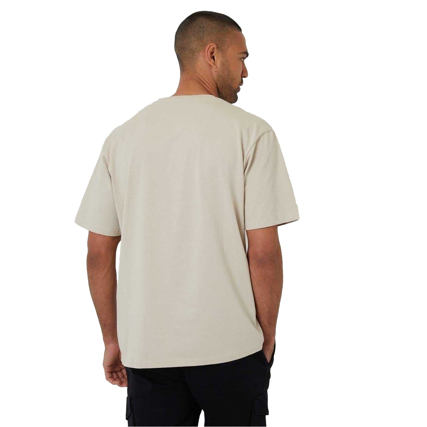Stone - Back - Threadbare Mens Ambrosia Regular T-Shirt