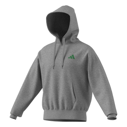 Medium Heather Grey - Side - Adidas Unisex Adult Paris Metro Hoodie