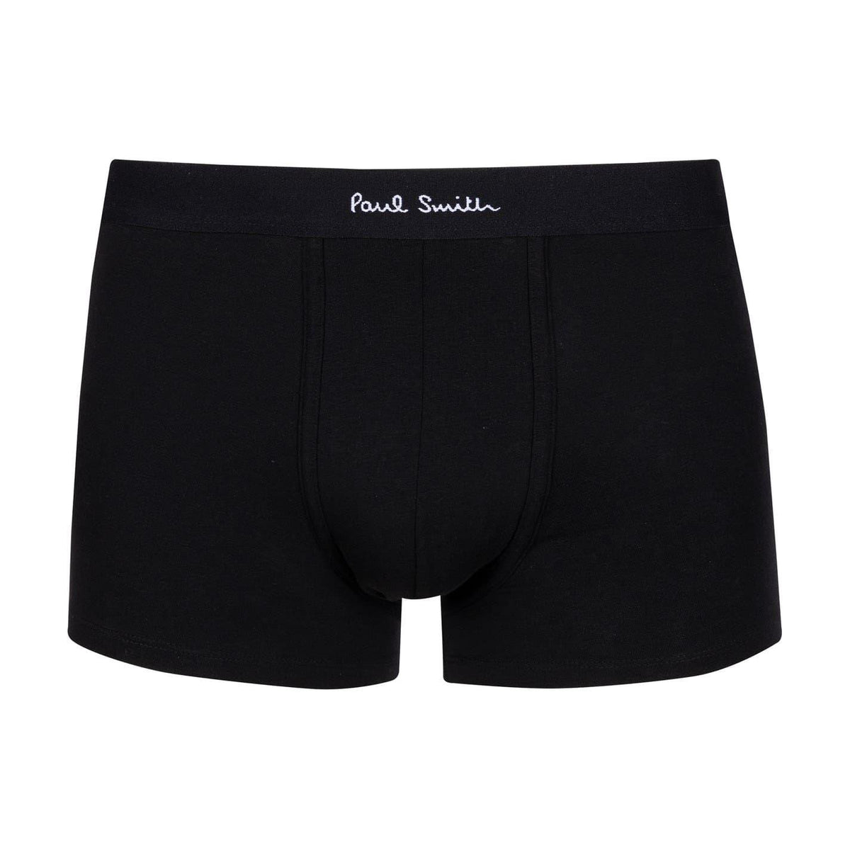 Multicoloured-Black - Side - Paul Smith Mens Logo Cotton Boxer Shorts (Pack of 3)