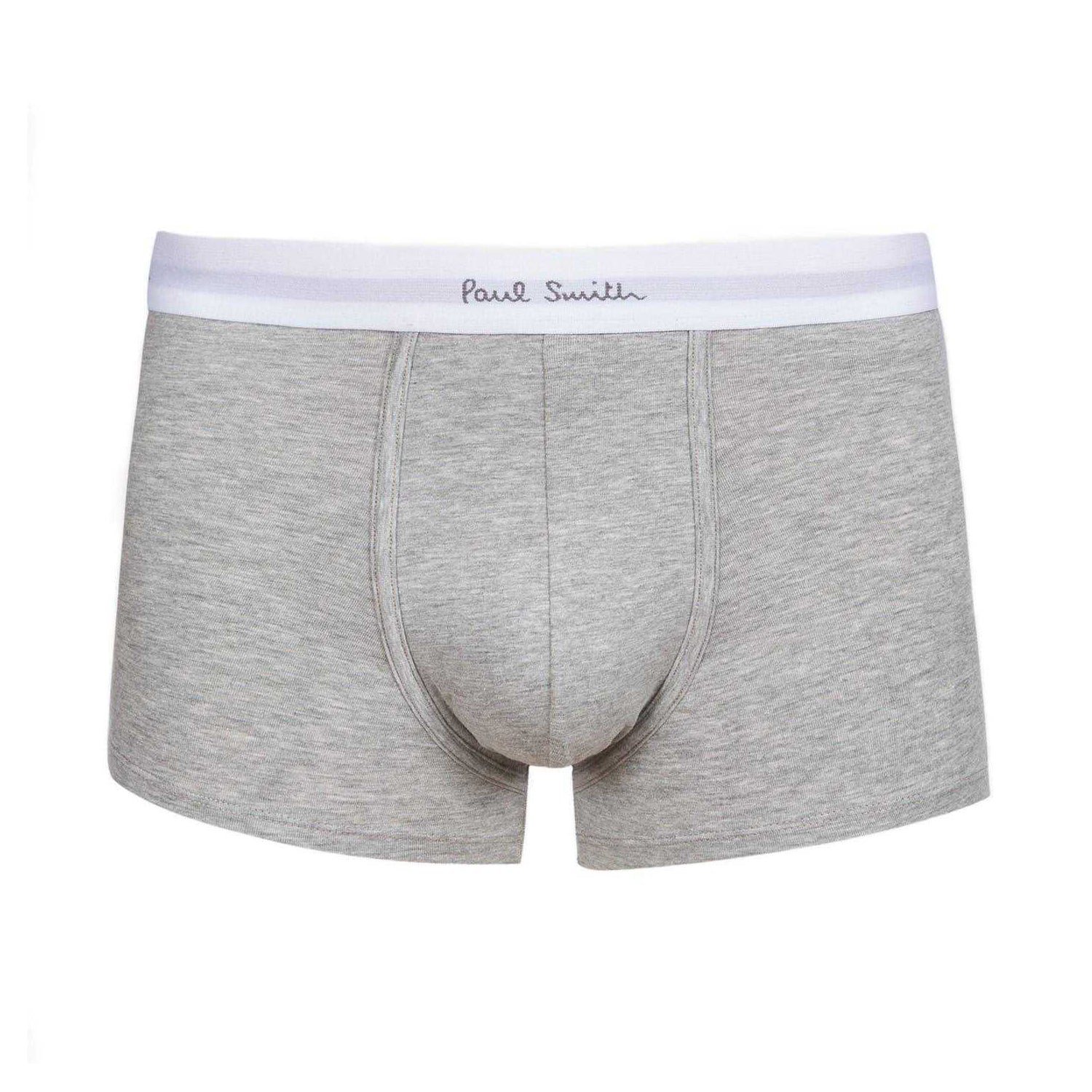 Black-White-Grey - Lifestyle - Paul Smith Mens Logo Cotton Boxer Shorts (Pack of 3)